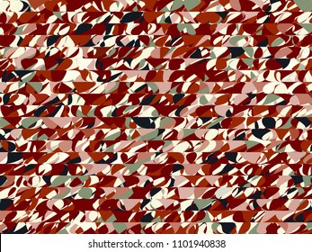 Abstract vector background. Color composition of irregular overlapping graphic elements.