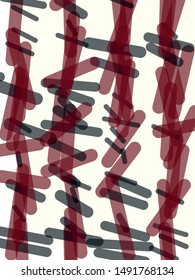 Abstract vector background. Color  composition of geometric overlapping  shapes.
