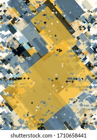 Abstract vector background. Color composition of regular overlapping geometric elements.