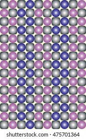 Abstract vector background. Color composition of repeated regular shapes.