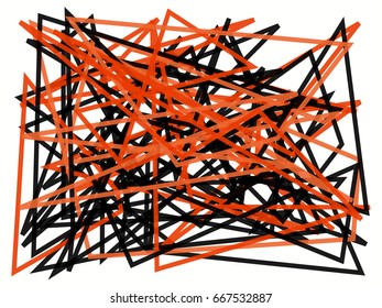 Abstract vector background. Color composition of regular overlapping straight lines.
