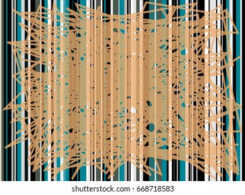 Abstract vector background. Color composition of overlapping parallel and straight lines    