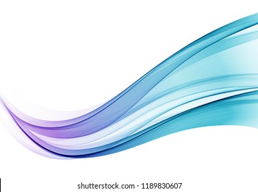 Abstract vector background, color flow waved lines for brochure, website, flyer design. Transparent smooth wave
