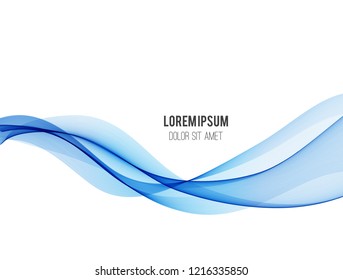 Abstract vector background, color flow waved lines for brochure, website, flyer design. Transparent smooth wave