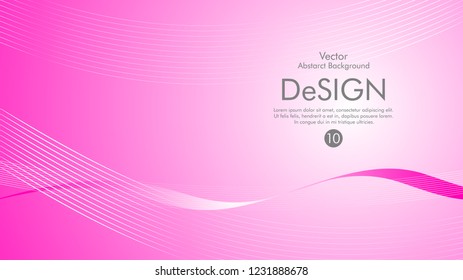 Abstract vector background, color flow waved lines . stock vector