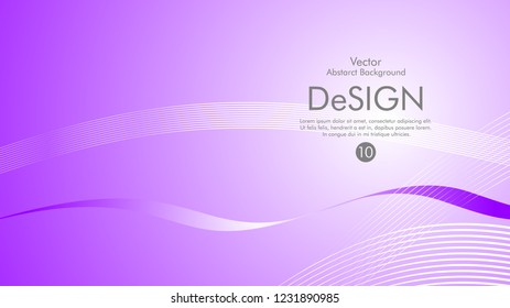 Abstract vector background, color flow waved lines . stock vector