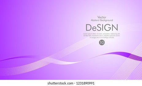Abstract vector background, color flow waved lines . stock vector
