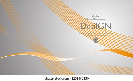 Abstract vector background, color flow waved lines . stock vector