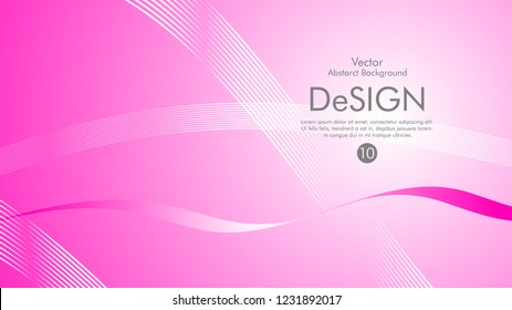 Abstract vector background, color flow waved lines . stock vector