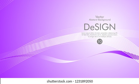 Abstract vector background, color flow waved lines . stock vector