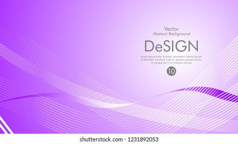 Abstract vector background, color flow waved lines . stock vector