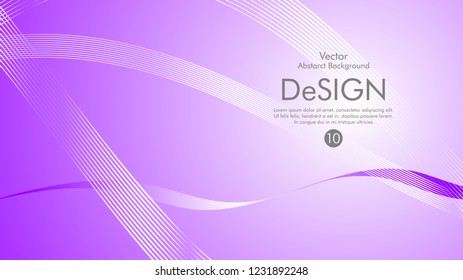 Abstract vector background, color flow waved lines . stock vector