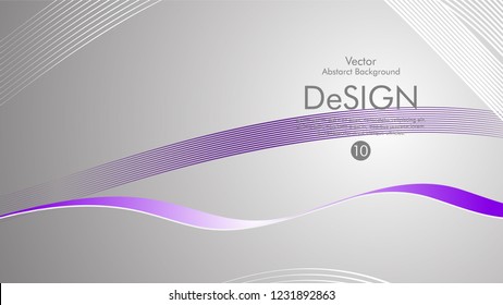 Abstract vector background, color flow waved lines . stock vector