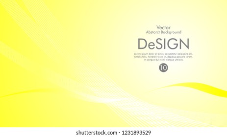 Abstract vector background, color flow waved lines . stock vector