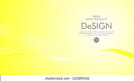Abstract vector background, color flow waved lines . stock vector