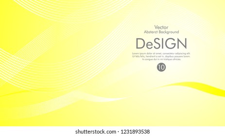Abstract vector background, color flow waved lines . stock vector