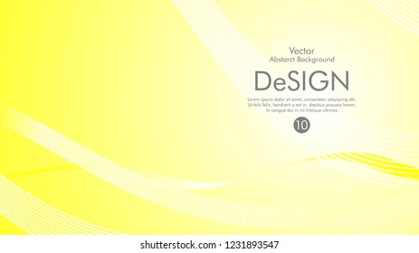 Abstract vector background, color flow waved lines . stock vector