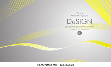 Abstract vector background, color flow waved lines . stock vector