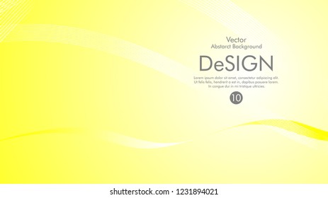 Abstract vector background, color flow waved lines . stock vector