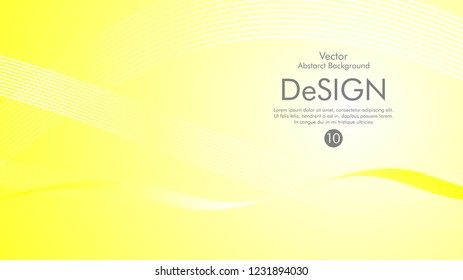 Abstract vector background, color flow waved lines . stock vector