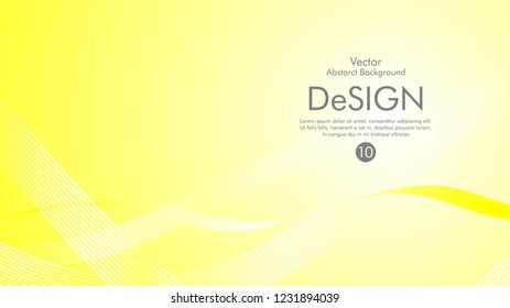 Abstract vector background, color flow waved lines . stock vector