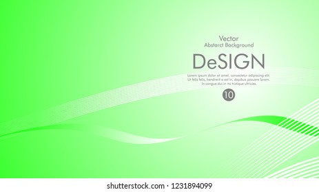 Abstract vector background, color flow waved lines . stock vector