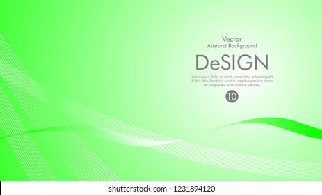 Abstract vector background, color flow waved lines . stock vector