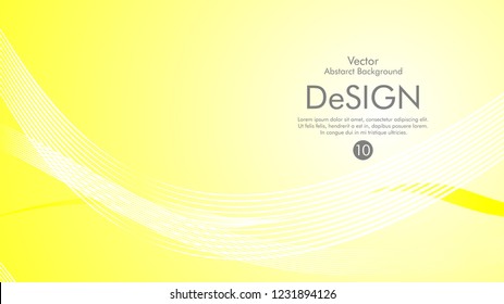 Abstract vector background, color flow waved lines . stock vector