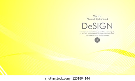 Abstract vector background, color flow waved lines . stock vector
