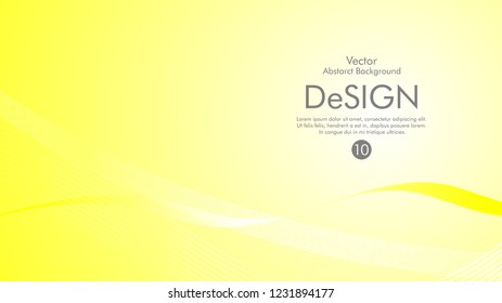 Abstract vector background, color flow waved lines . stock vector