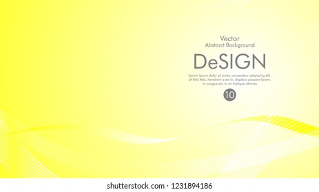 Abstract vector background, color flow waved lines . stock vector
