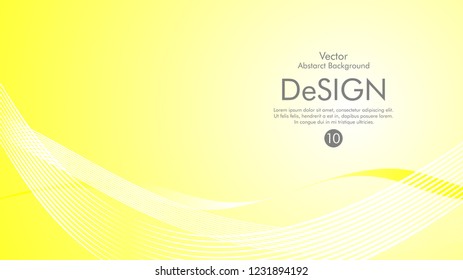 Abstract vector background, color flow waved lines . stock vector