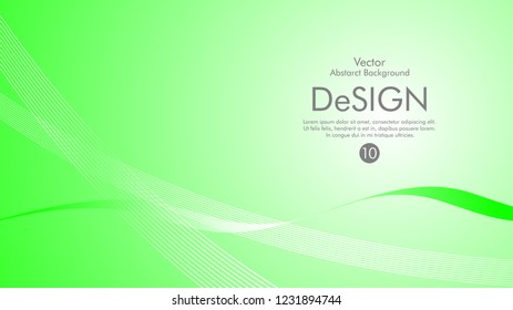 Abstract vector background, color flow waved lines . stock vector