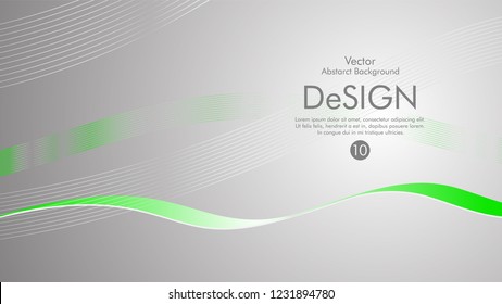Abstract vector background, color flow waved lines . stock vector