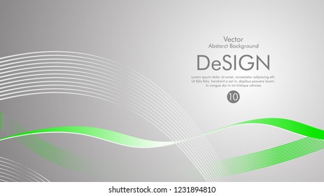 Abstract vector background, color flow waved lines . stock vector