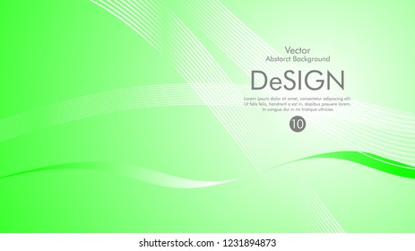 Abstract vector background, color flow waved lines . stock vector