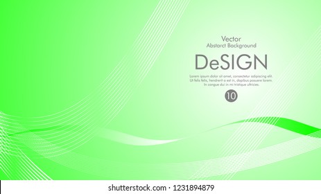 Abstract vector background, color flow waved lines . stock vector