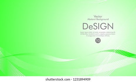 Abstract vector background, color flow waved lines . stock vector