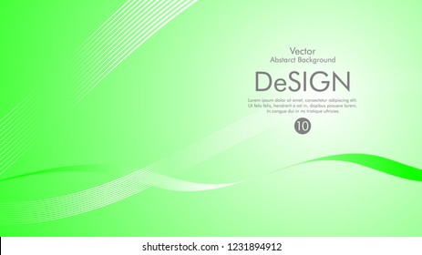 Abstract vector background, color flow waved lines . stock vector