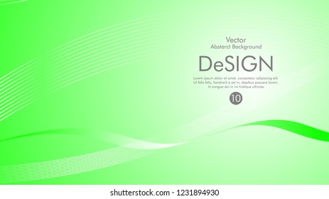 Abstract vector background, color flow waved lines . stock vector
