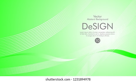Abstract vector background, color flow waved lines . stock vector
