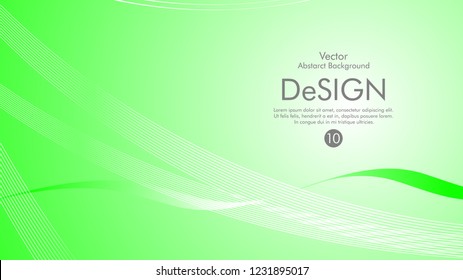 Abstract vector background, color flow waved lines . stock vector