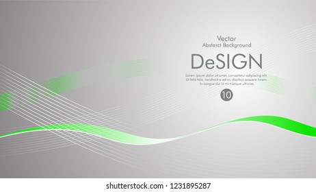 Abstract vector background, color flow waved lines . stock vector