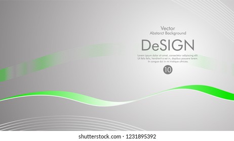 Abstract vector background, color flow waved lines . stock vector