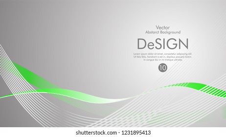 Abstract vector background, color flow waved lines . stock vector
