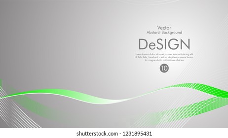 Abstract vector background, color flow waved lines . stock vector