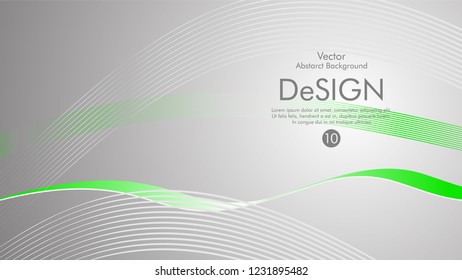 Abstract vector background, color flow waved lines . stock vector