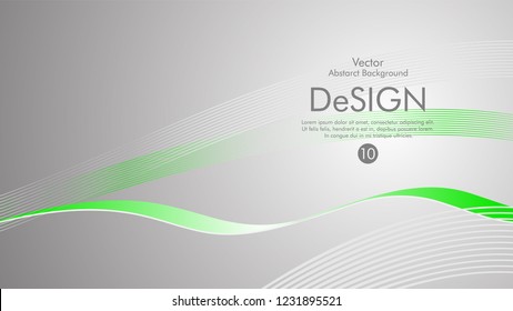 Abstract vector background, color flow waved lines . stock vector