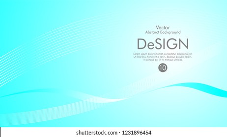 Abstract vector background, color flow waved lines . stock vector