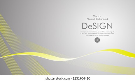 Abstract vector background, color flow waved lines . stock vector